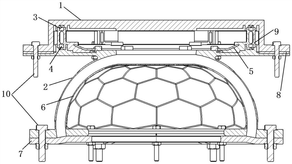 Device for collecting space thermal plasmas