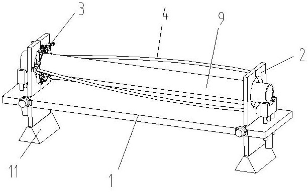 Steel pipe anti-corrosion brushing device