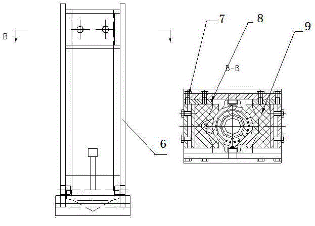 Combined mining rail crossheading circulating forward type forepoling system