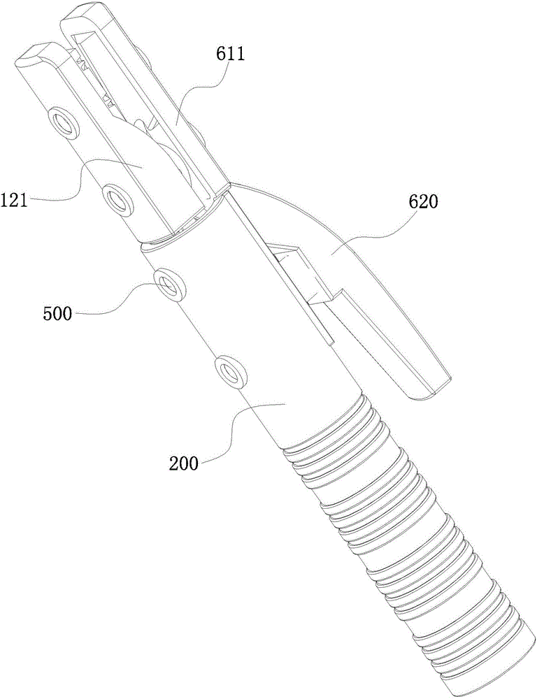 Anti-scalding welding clamp