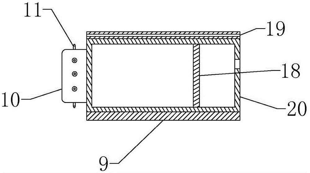 Rust removing and paint spraying device for inner wall of pipeline