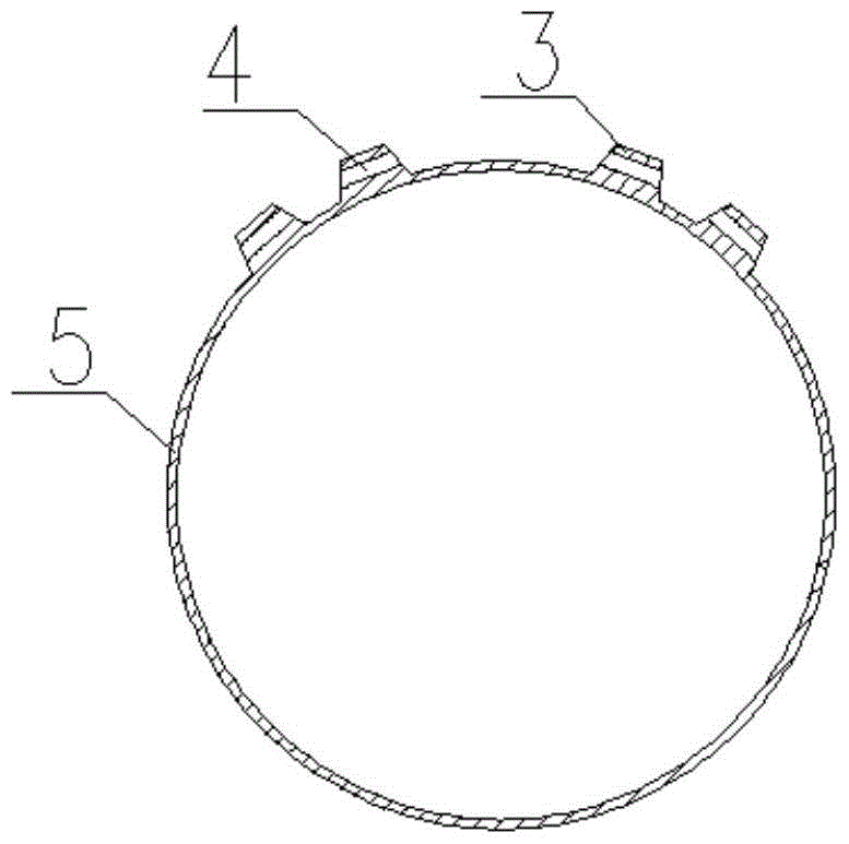 Embedding type anchoring device and anchoring method for pre-stressed anchor cable