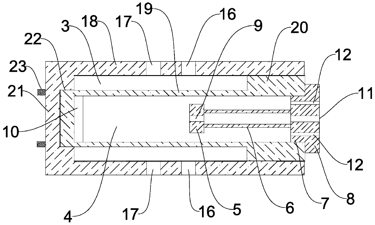 Heating target device for light-gas gun loading experiment and using method of heating target device