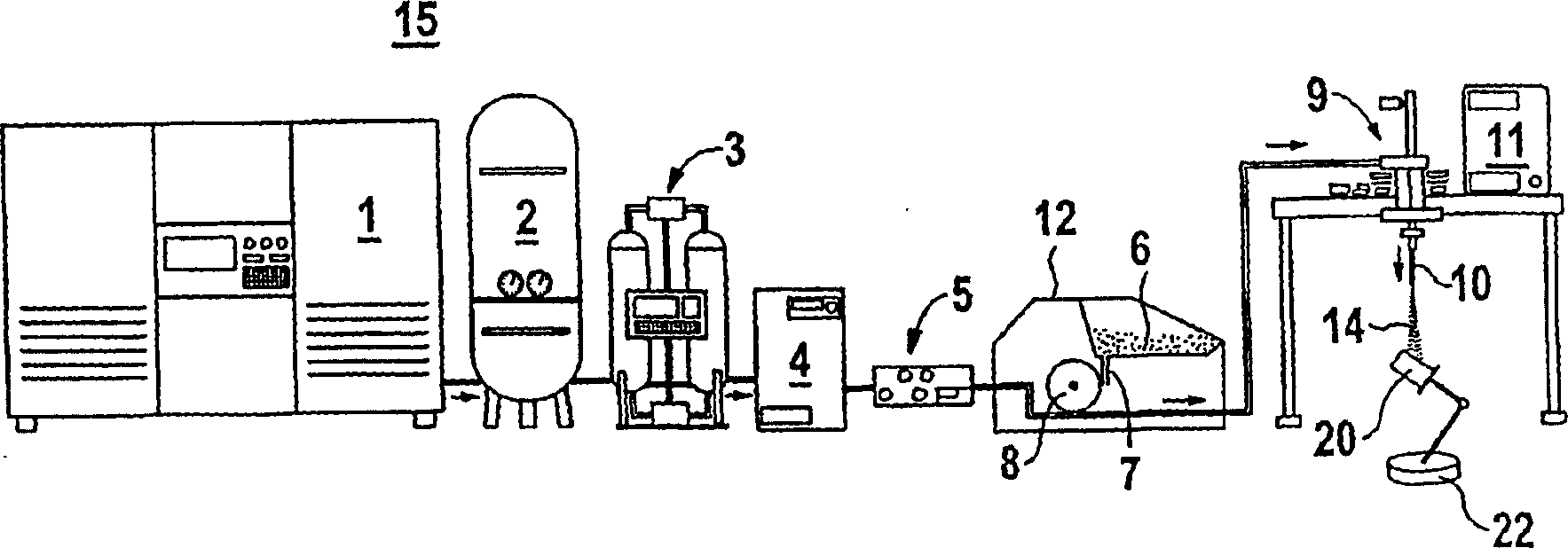 Method and device for polishing the surface of a gas turbine blade