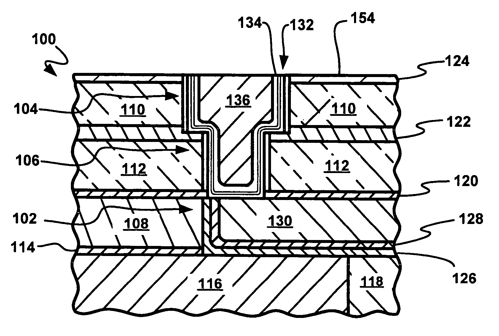 Conformal barrier liner in an integrated circuit interconnect