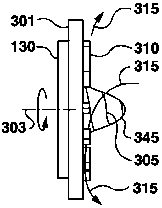 Rotatable radiator with internal convection