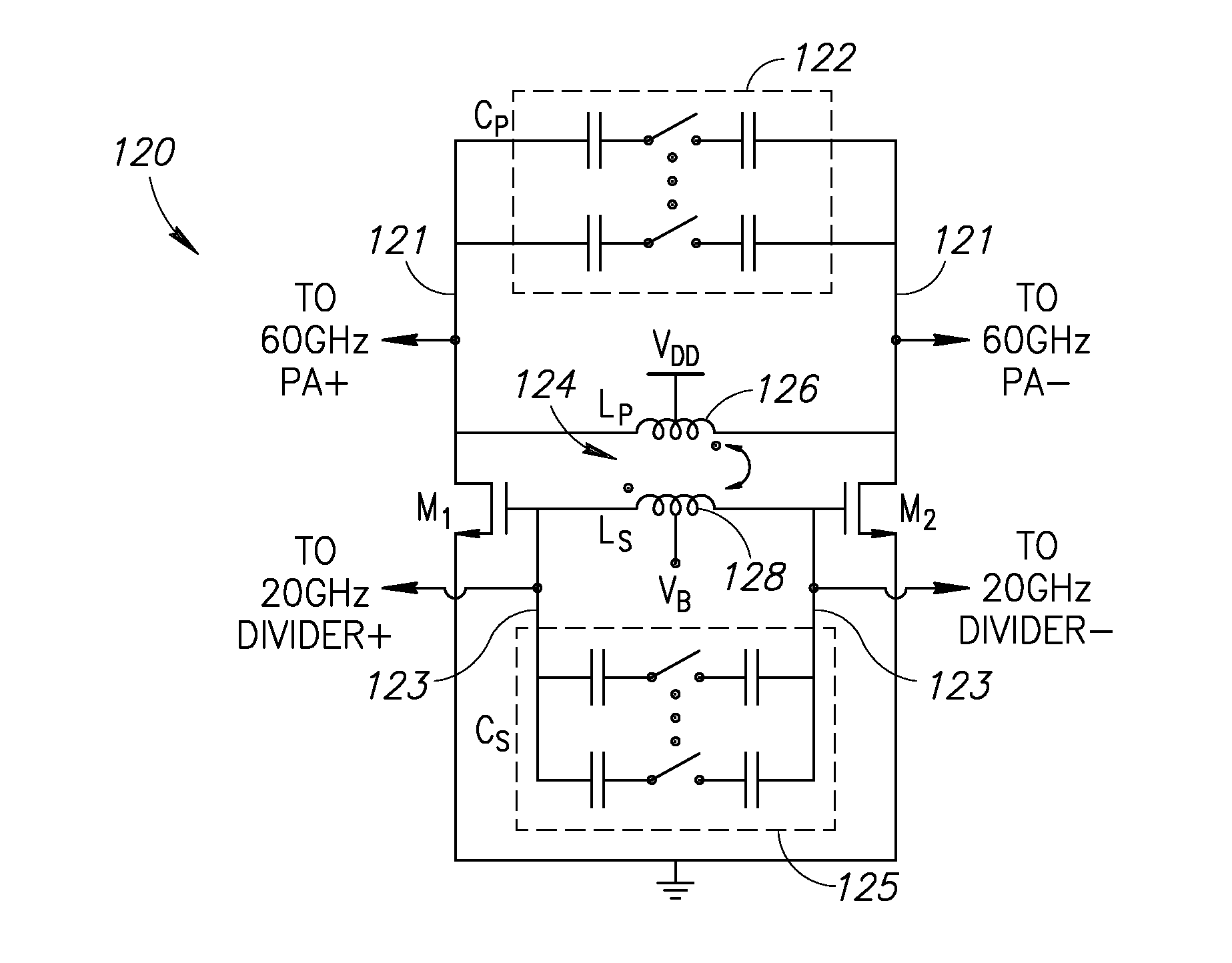 60 GHz Frequency Generator Incorporating Third Harmonic Boost And Extraction