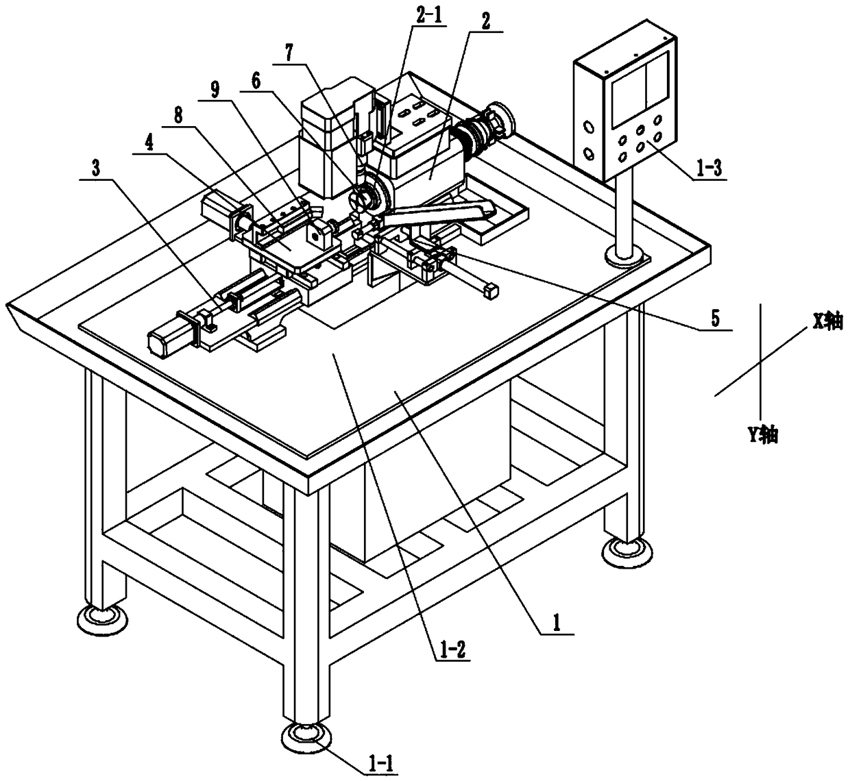 Numerical-control machining equipment for machining shaft bushings