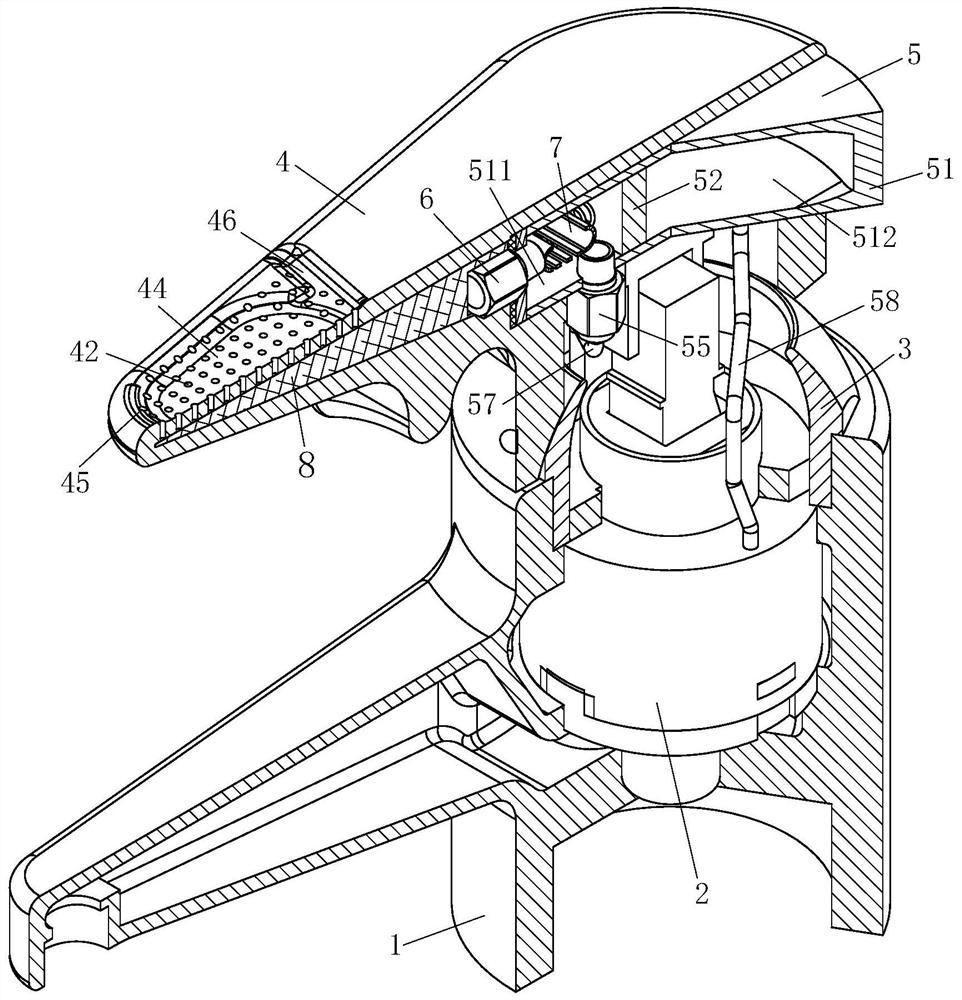 Stainless steel self-cleaning faucet