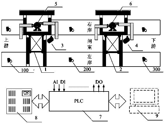 System and method for controlling constant-flow ship lock based on liquid level differences