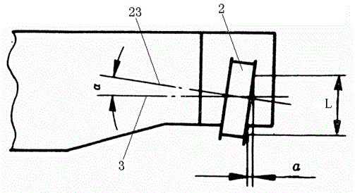 Rapid measuring method for lifting-trolley-wheel perpendicular divergence