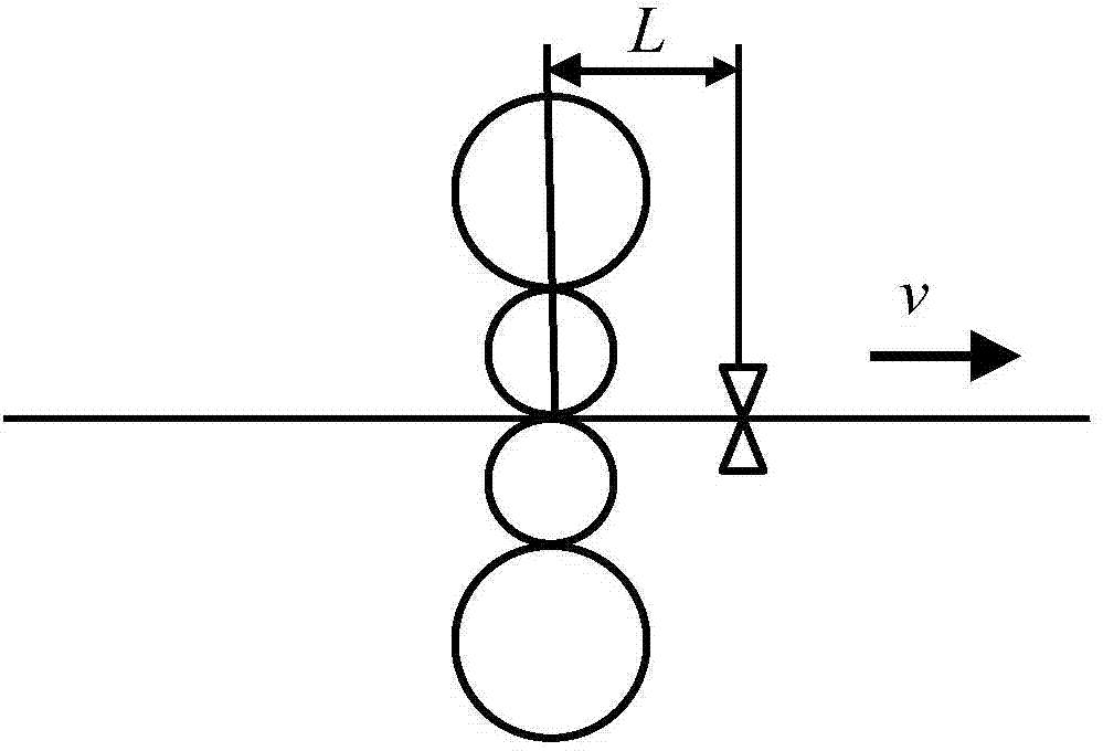 Method for controlling fine rolling thickness of hot continuous rolling