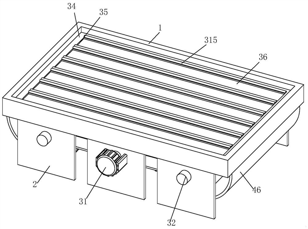 Airing device for feed processing