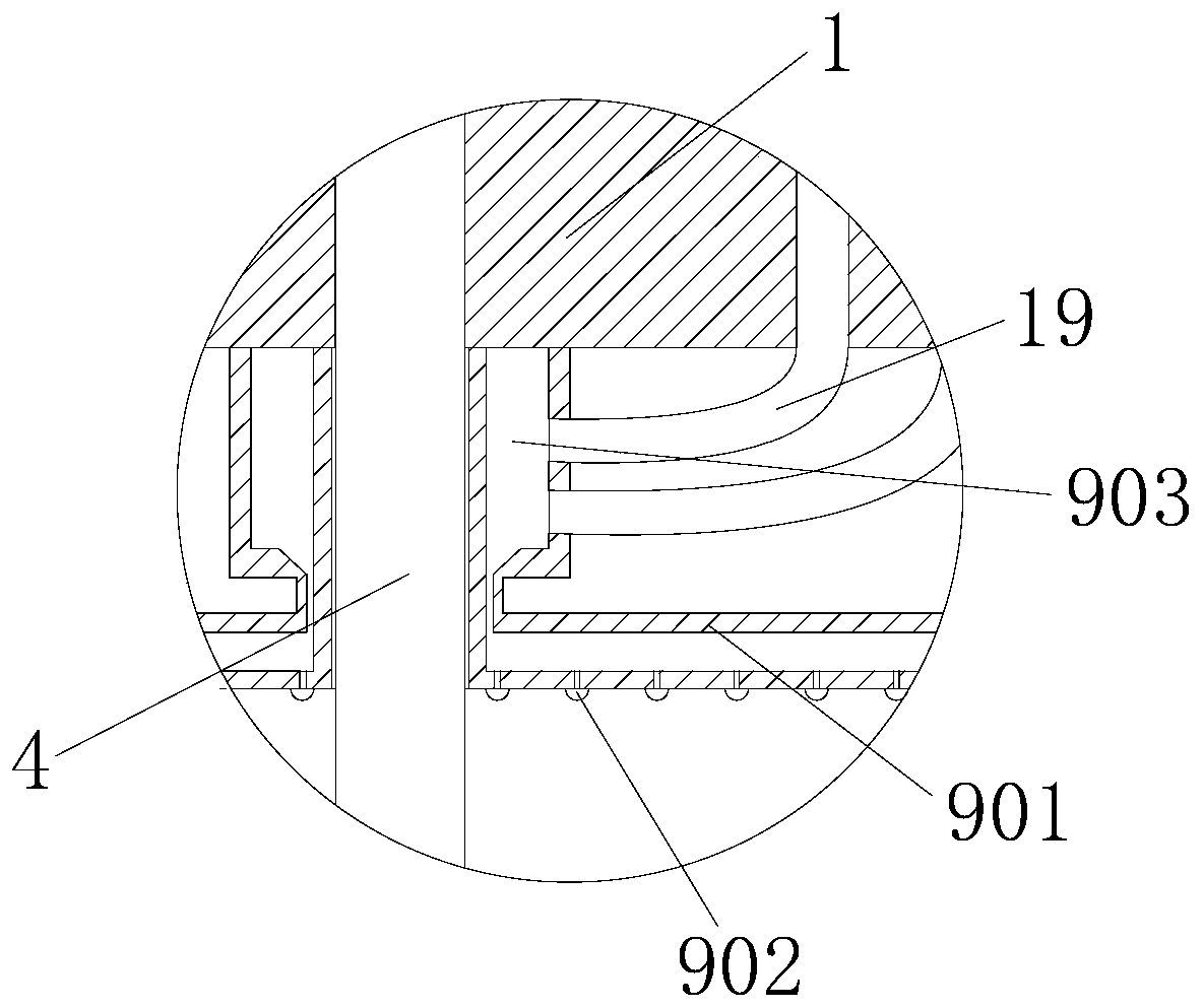 Sewage purification device