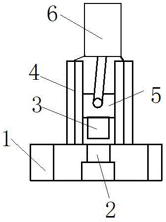 Hydraulic driven punching machining device