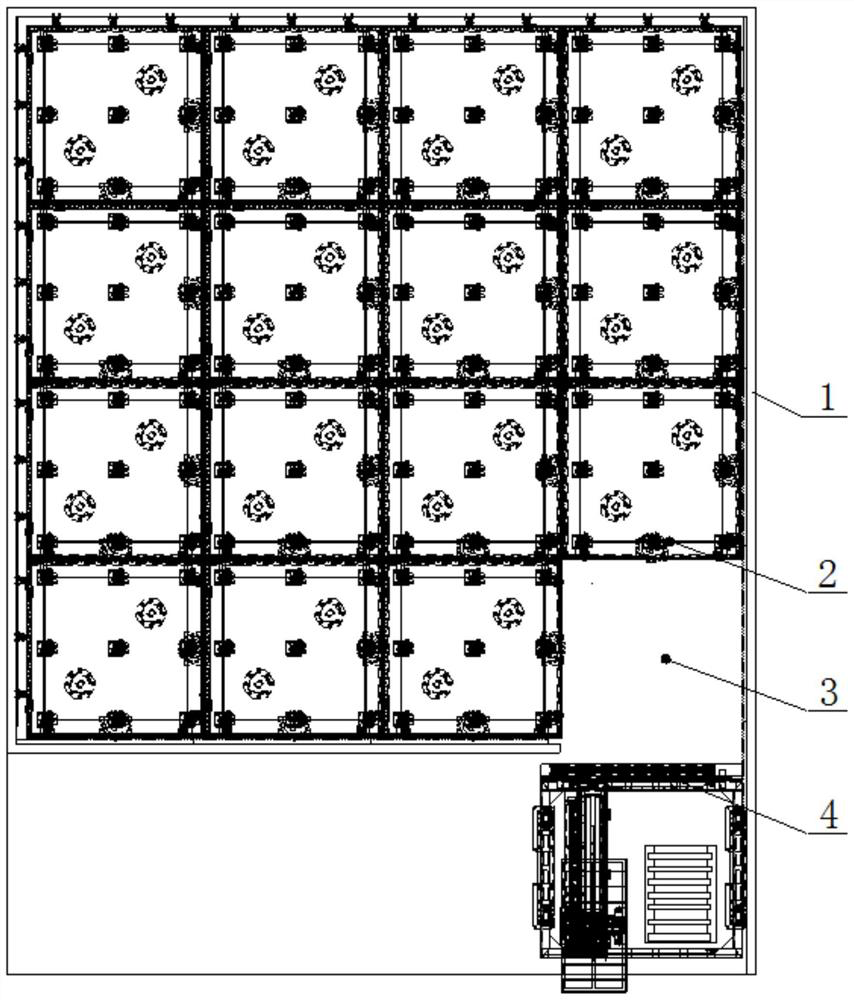 A three-dimensional matrix storage system