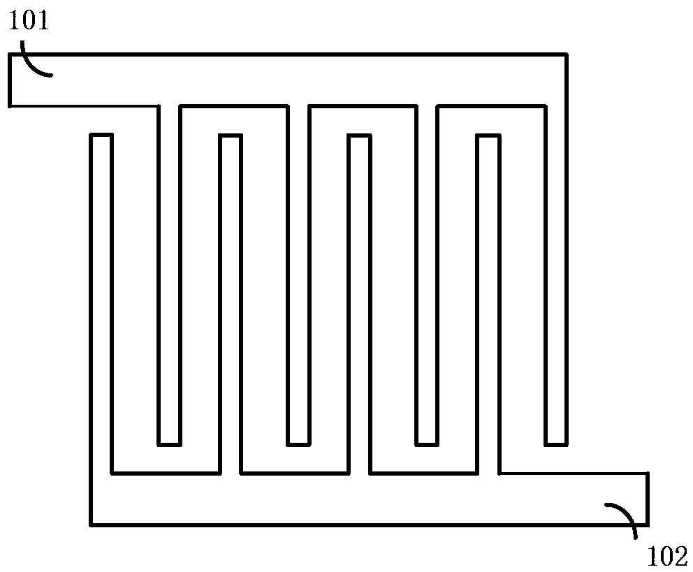 Test structure and test method of time dependent dielectric breakdown