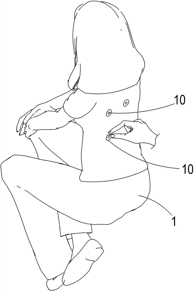 Automatic positioning system and method for human acupoint image