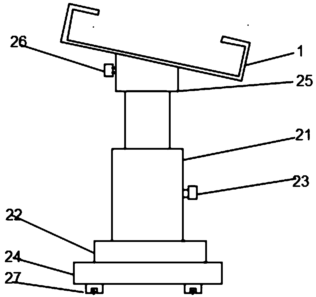 Clamp holder for flat panel display