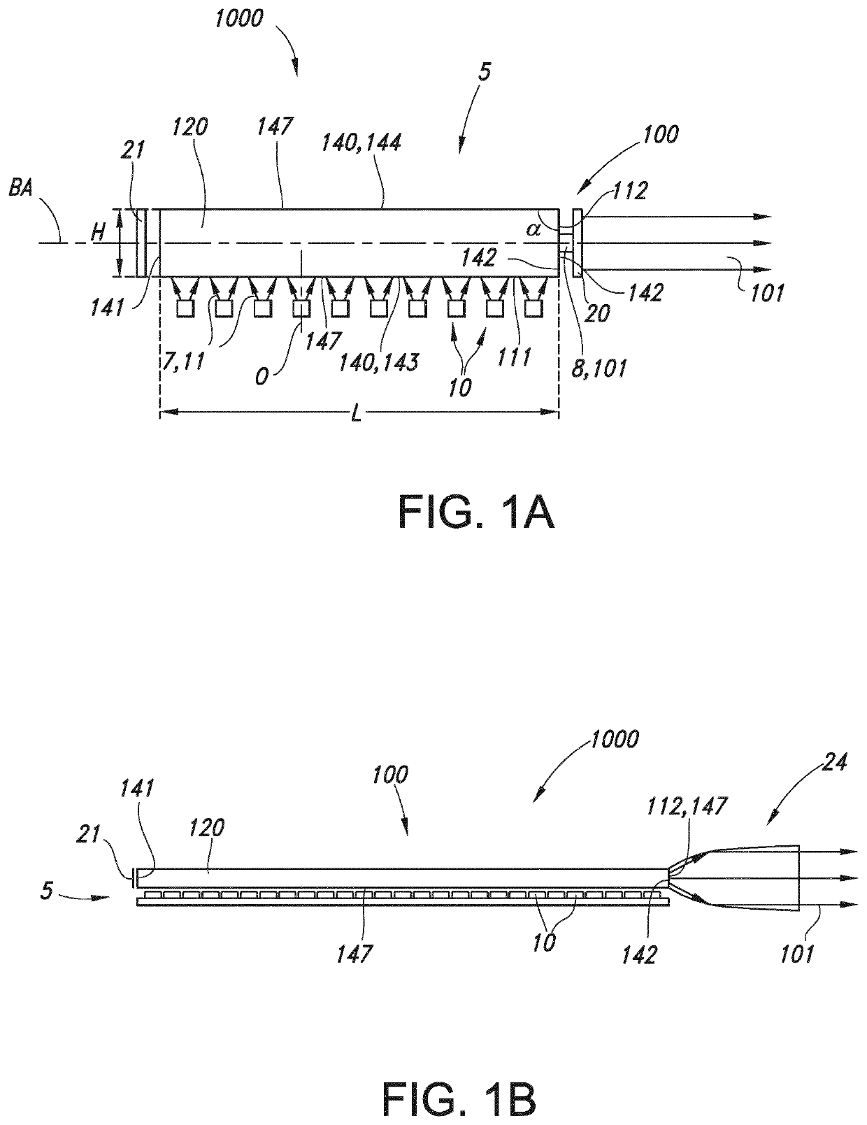 Hld module with improved cooling of a luminescent body