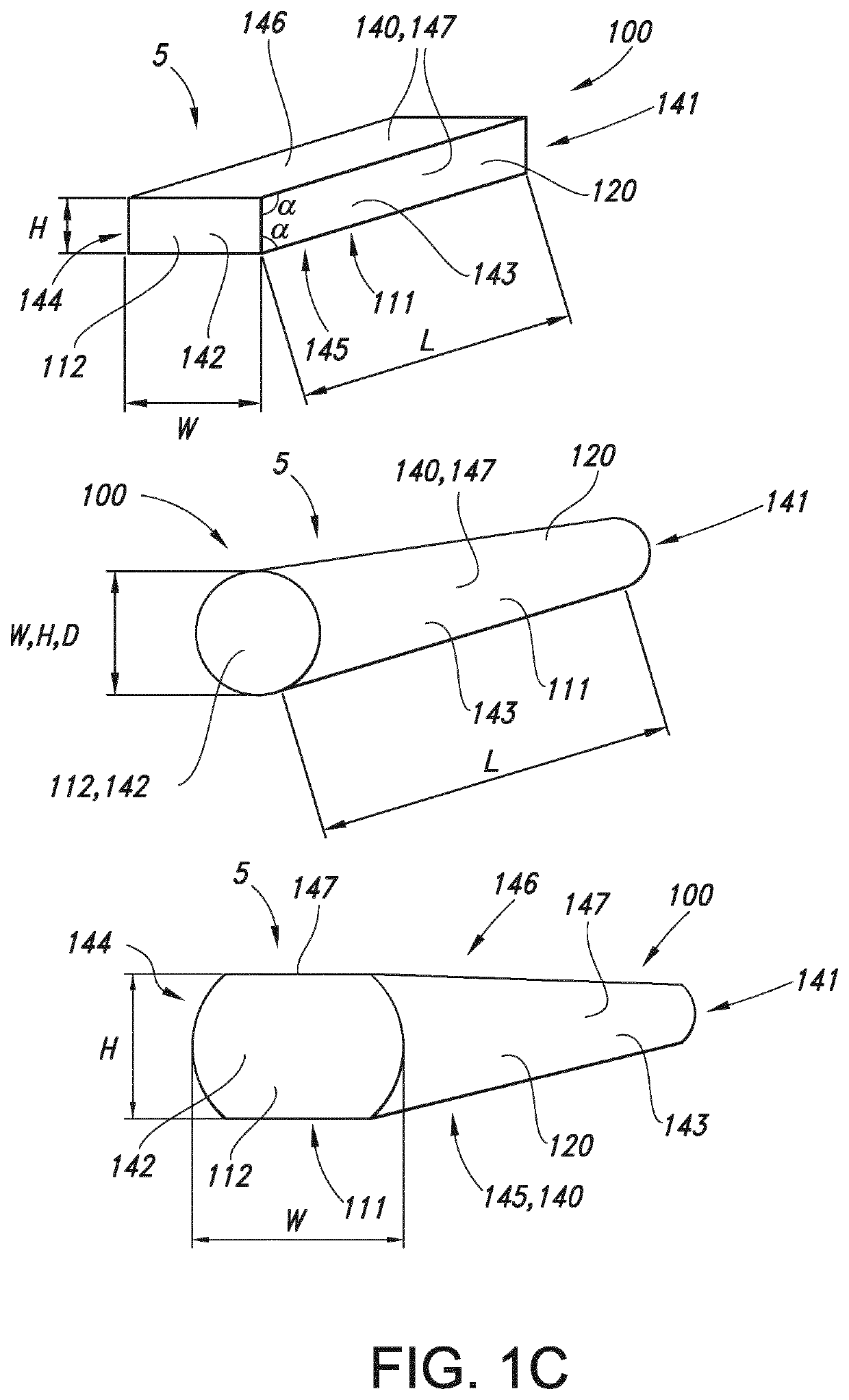 Hld module with improved cooling of a luminescent body