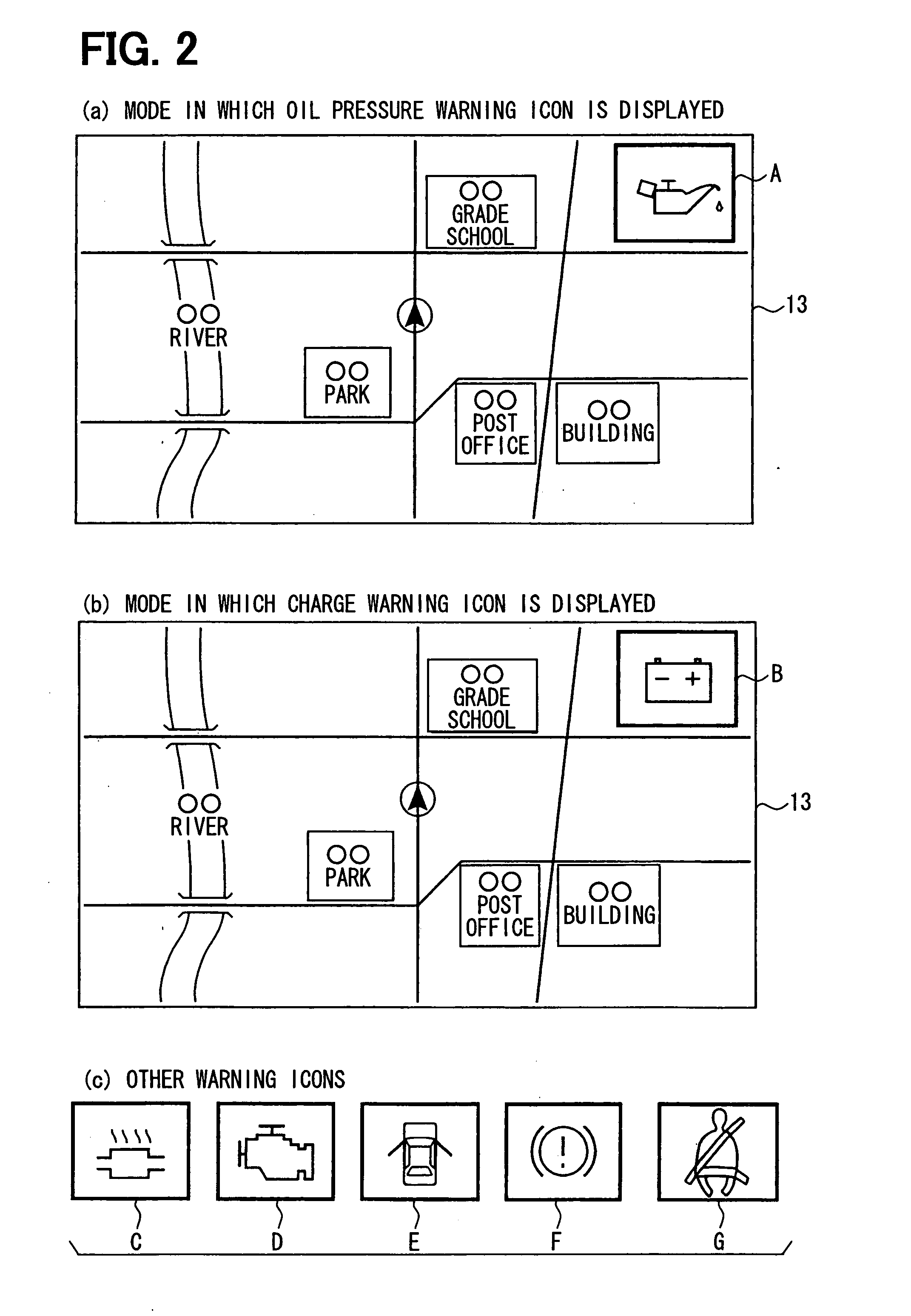 In-Vehicle System, Detailed Warning Lamp Information Notification System, and Server System