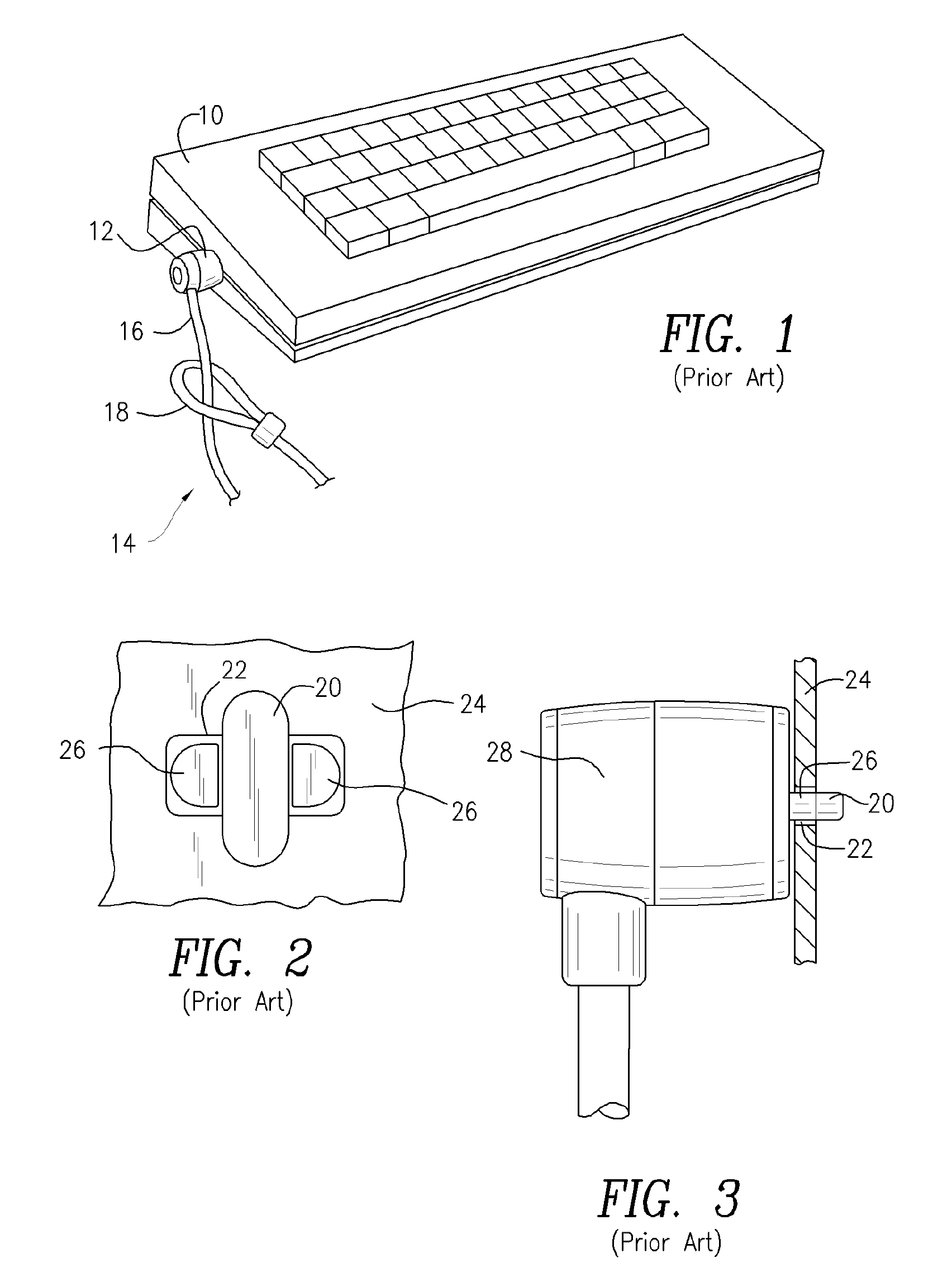 Computer security lock for trapezoidal security slot