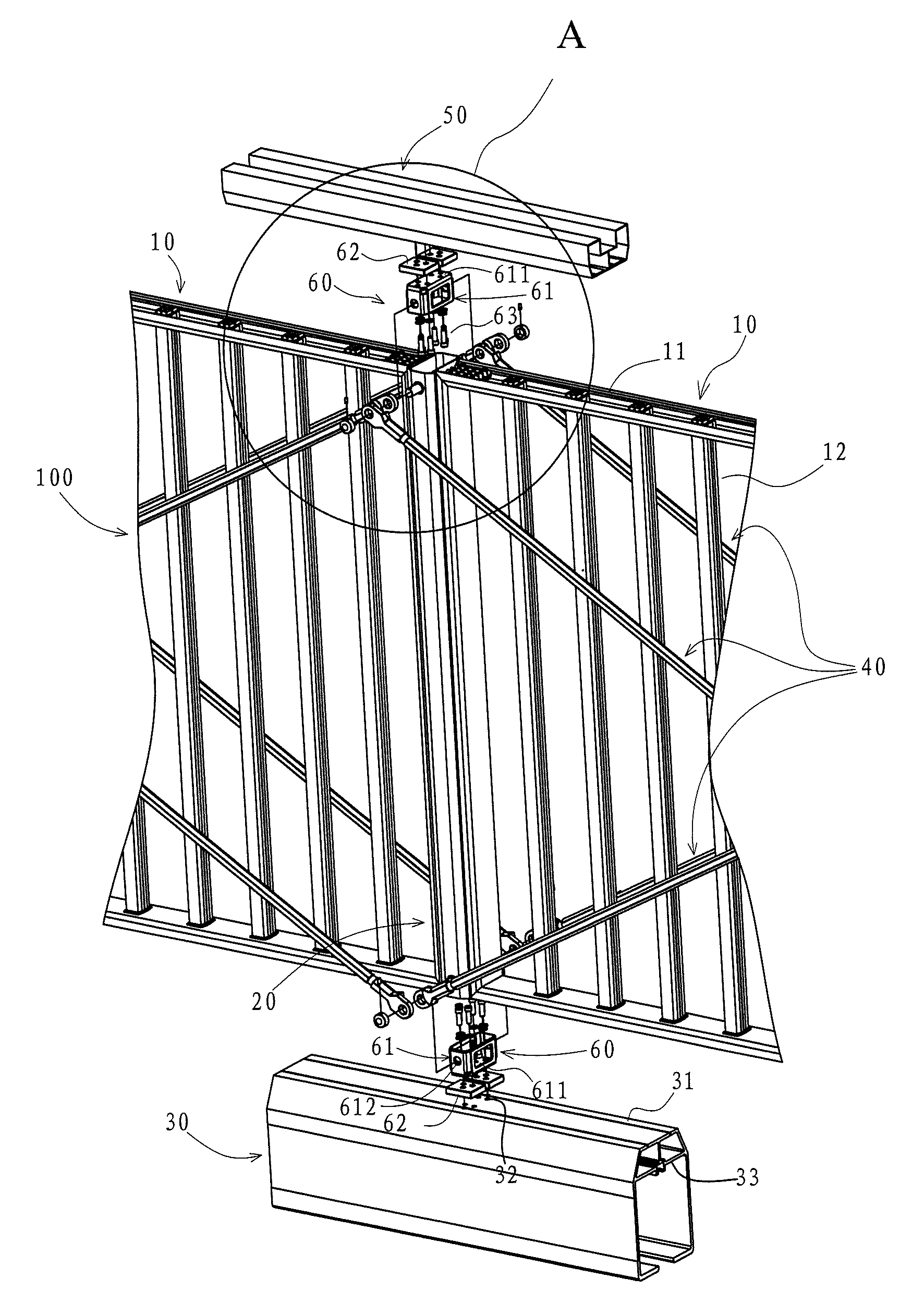 Sliding door arrangement