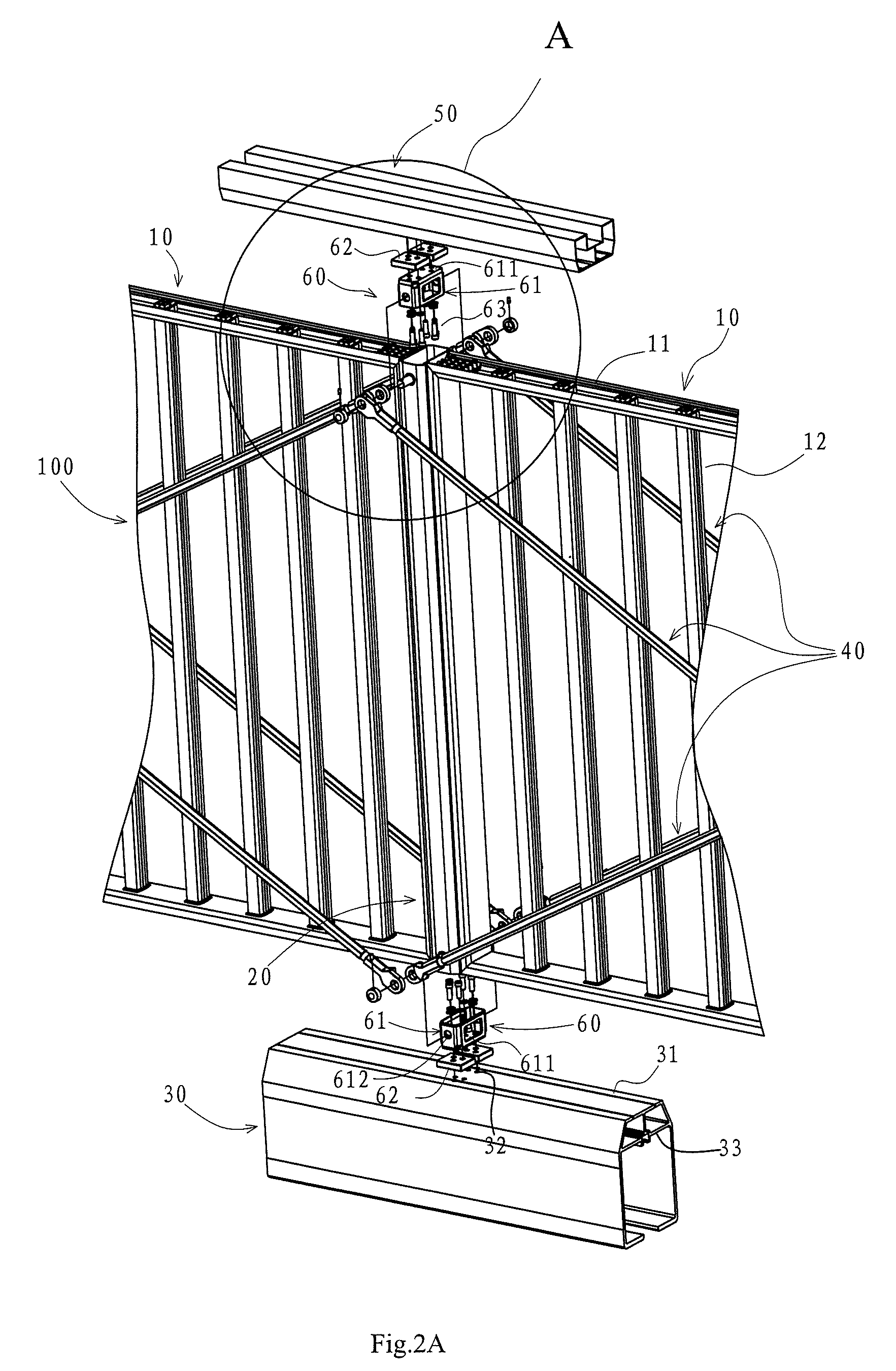 Sliding door arrangement