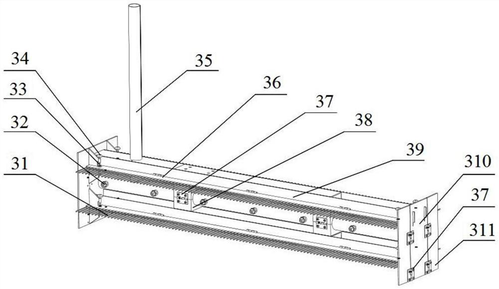 Self-cleaning waste gas waste heat recovery device