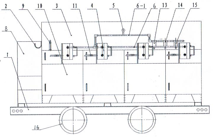 Movable automatic gas station