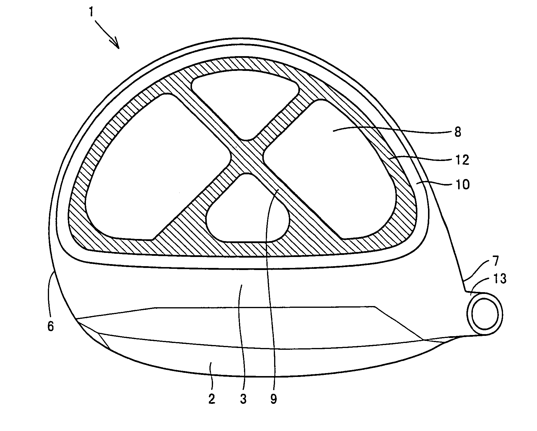 Golf club head and golf club