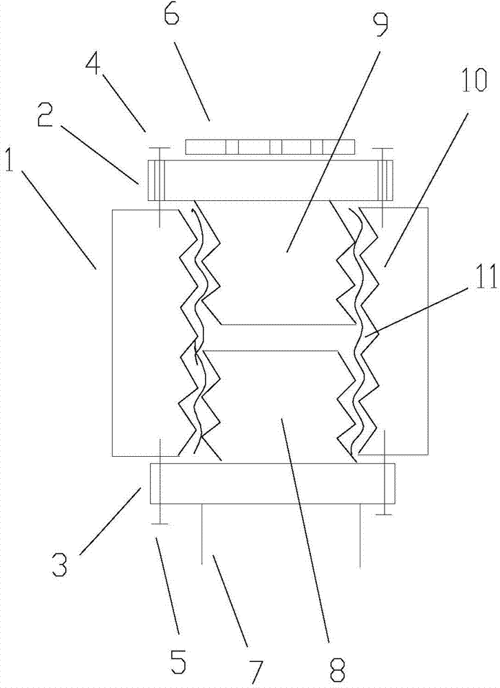 Bathroom floor drain embedded sewer line impermeability device