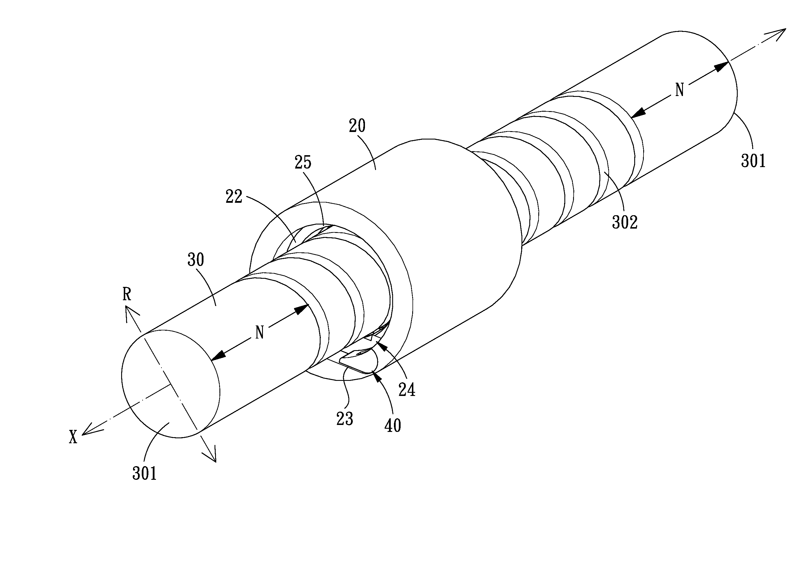 Ball screw with sectional circulating assemblies