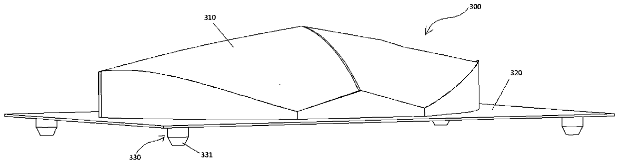 Transferable prepreg thin-shell mold, mold system and application method thereof