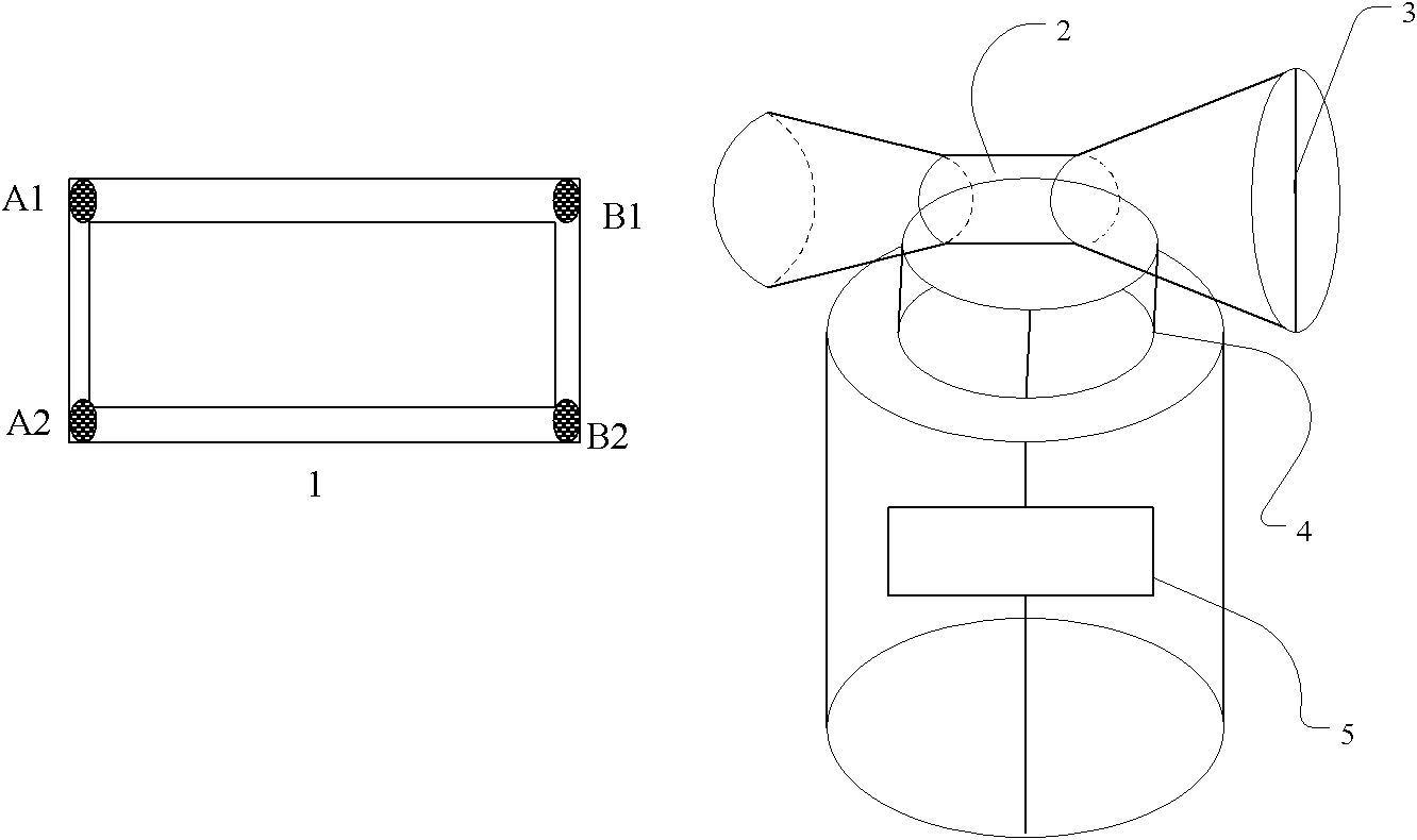 Method for calibrating distance between lens fiber node and rotation axis of uniaxial tracking frame