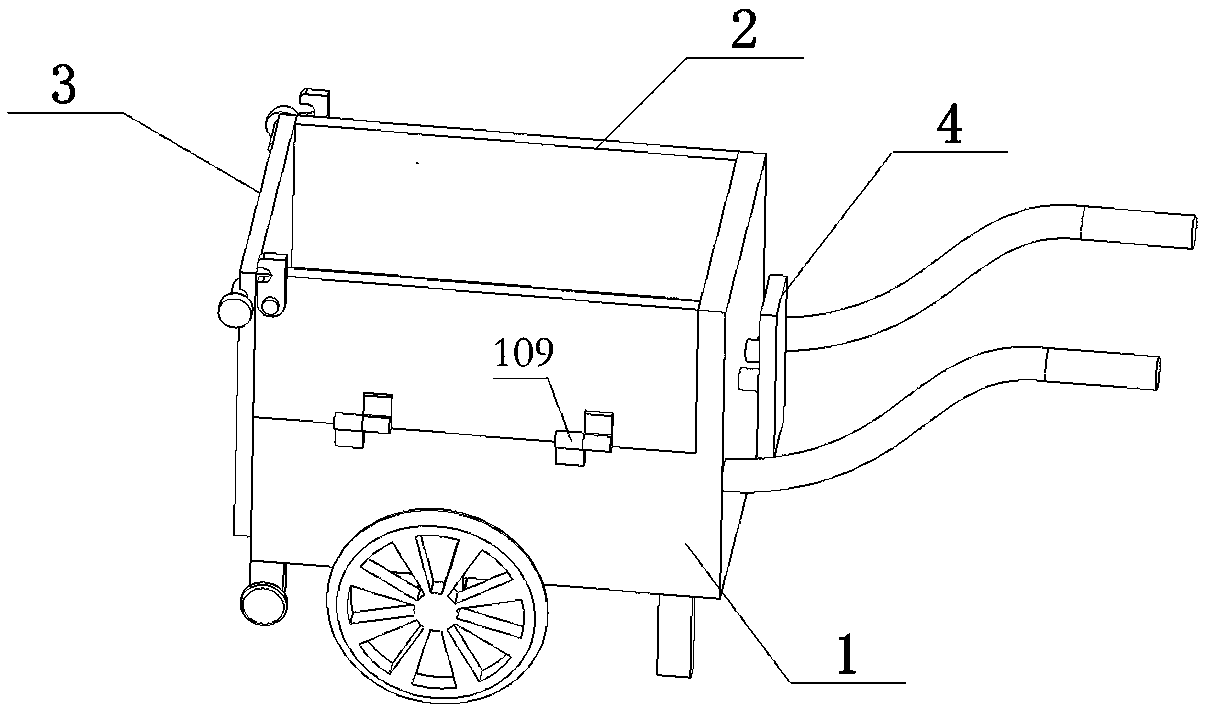 Aerated block carrying device for constructional engineering construction