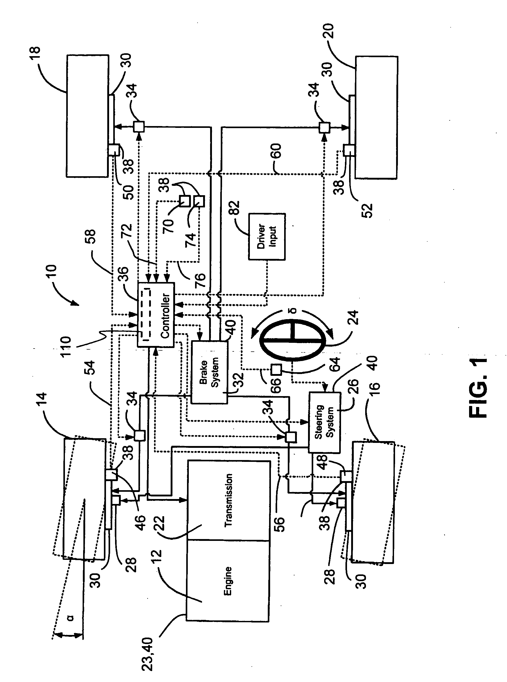 Method and apparatus for estimating steering behavior for integrated chassis control