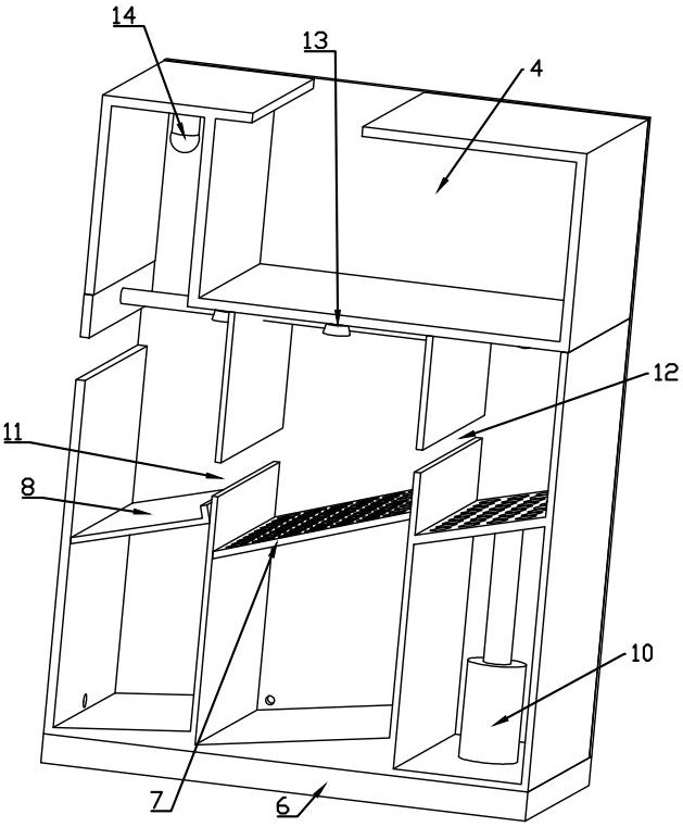 Turtle isolation breeding method and breeding device