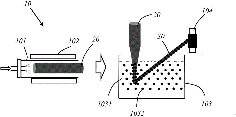 Fibrous composite electrode material and preparation method thereof