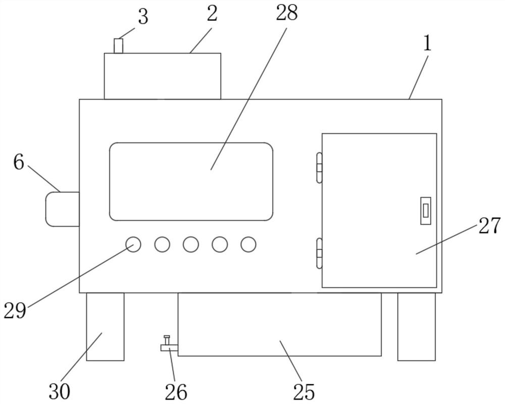 Multi-channel alkali washing circulating tank