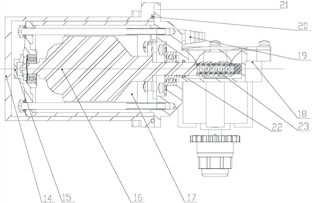 Underwater-welding local-sealing submersible wire feeding device