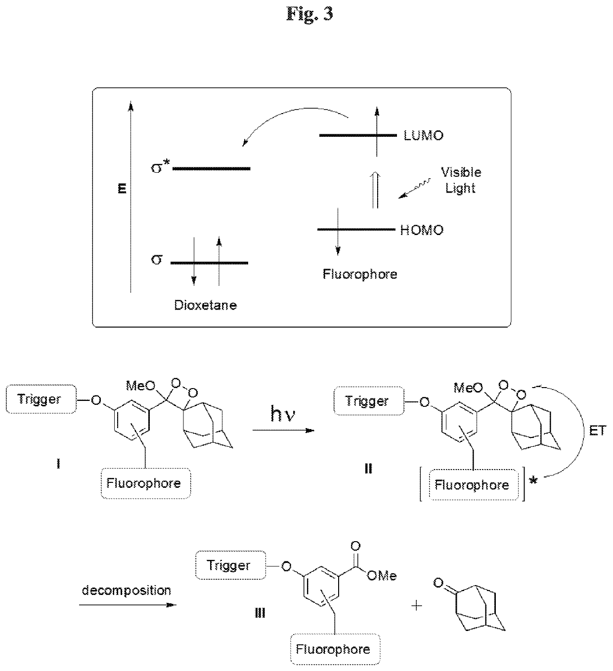 Chemiluminescent probes for diagnostics and in vivo imaging