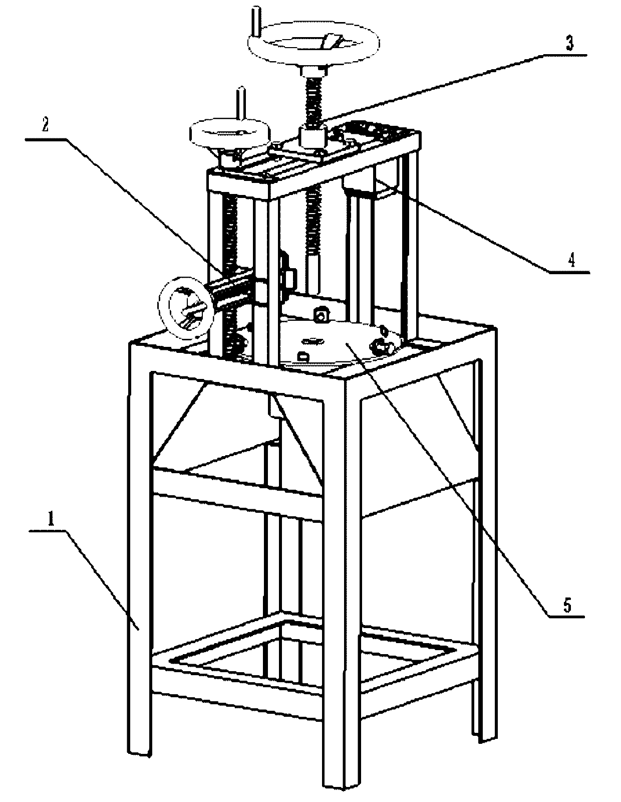 Soil cutting device for accurately obtaining non-rhizosphere soils at different distances from rhizosphere