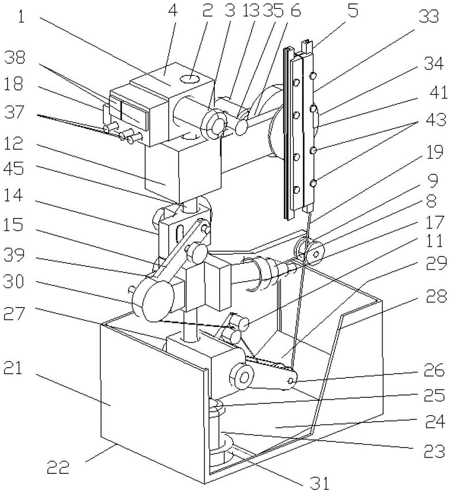 Magnetic wave instrument magnetic core forming machine