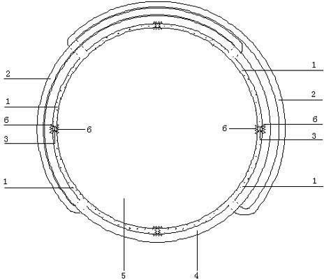 Device used for simulating foundation radiation damping effect in vibration table test