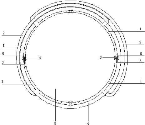 Device used for simulating foundation radiation damping effect in vibration table test