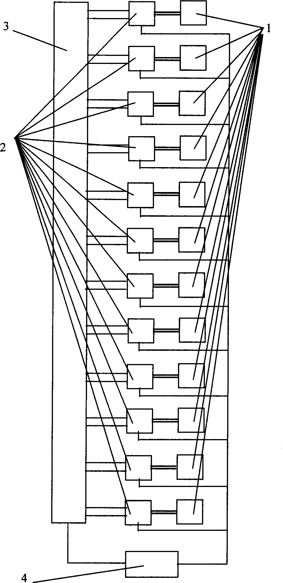 Solar grid-connected electricity-generation energy output maximization circuit structure