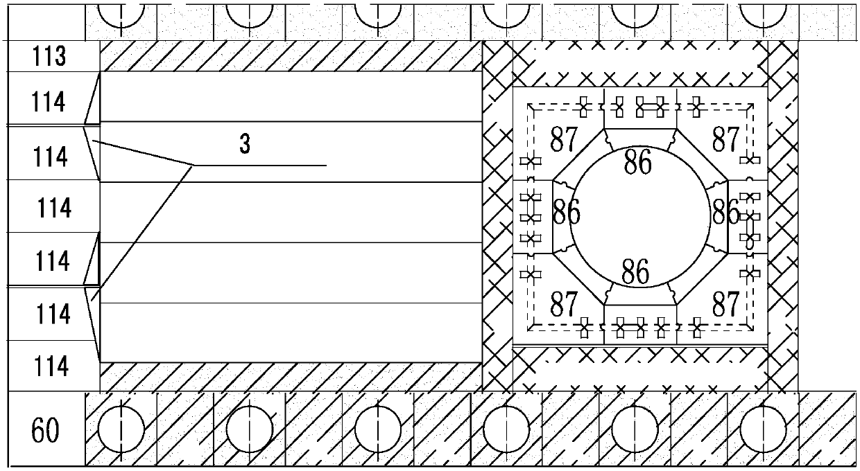 Maintenance method for smoking of small oven ends of 7.63m coke oven