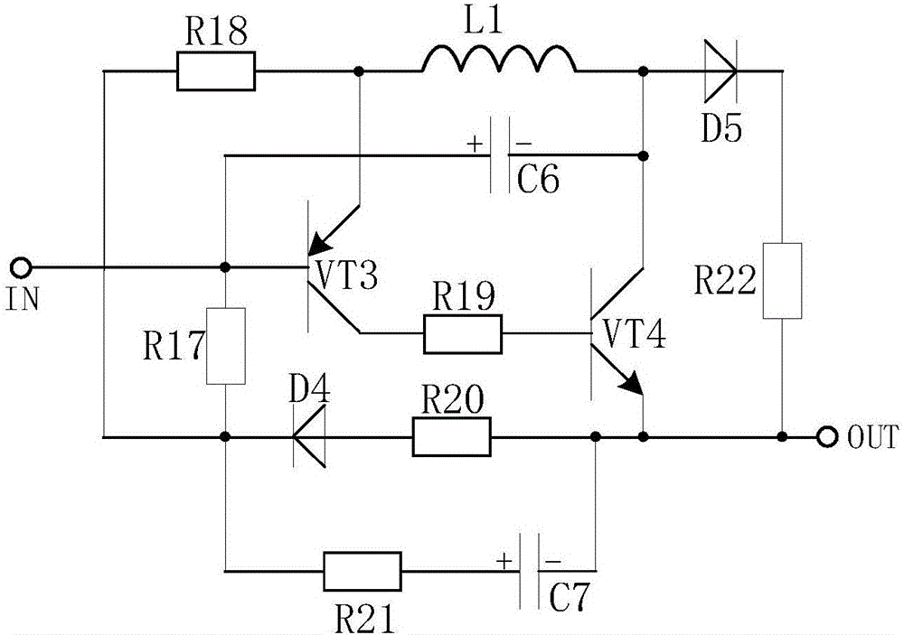 Intelligent chip-drive compensation type industrial water supply pipeline pressurization system